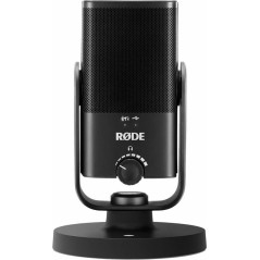 "RDE NT-USB Mini Microphone - Cardioid, Black | High-Quality Sound Capture for Professionals"